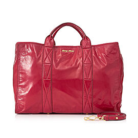 Miu Miu Patent Leather Satchel