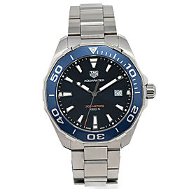 TAG HEUER Aqua racer 300m WAY101C.BA0746 Blue Dial Quartz Men's Watch