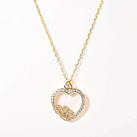 18K Yellow Gold Diamond Necklace