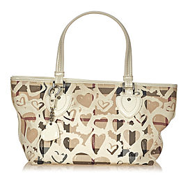 Burberry Hearts House Check Gracie Tote Bag