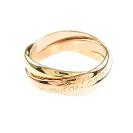 Cartier 18K Yellow Pink White Gold Trinity Ring LXGYMK-632