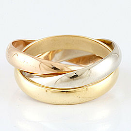 CARTIER:18K Yellow , white ,Pink Gold Ring US 6.25 ,EU53 LXKG-435