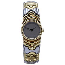 Bulgari Ladies Yellow gold Stainless Steel bangle Wristwatch