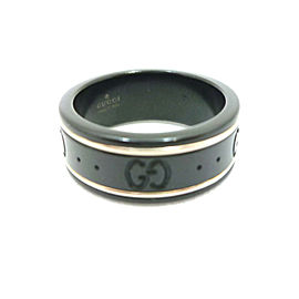 GUCCI Ceramic Icon Ring US size 5