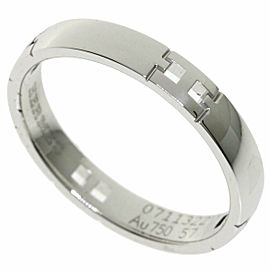 HERMES 18k White Gold Heracles Ring DLXGQJ-1024