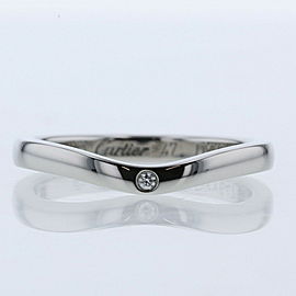 CARTIER 950 Platinum Ballerina wedding Ring LXGBKT-158