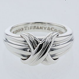 TIFFANY & Co 925 Silver Signature Ring LXGBKT-62