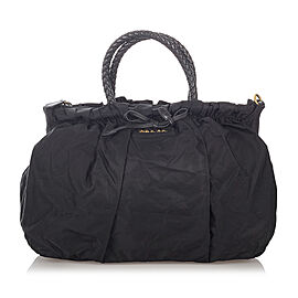 Prada Tessuto Drawstring Satchel