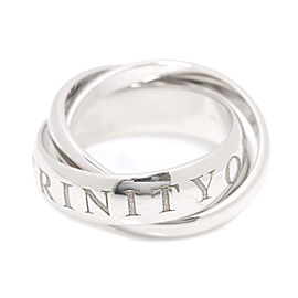 Cartier 18K White Gold Trinity Ring