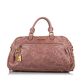 Miu Miu Leather Satchel