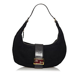 Fendi Suede Shoulder Bag