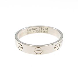 Cartier 18K white Gold Mini Love Ring LXGYMK-300