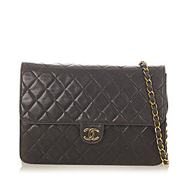 Chanel Mini Quilted Lambskin Crystal CC Single Flap Bag