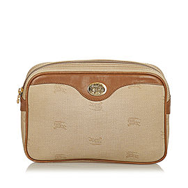 Burberry Canvas Clutch Bag