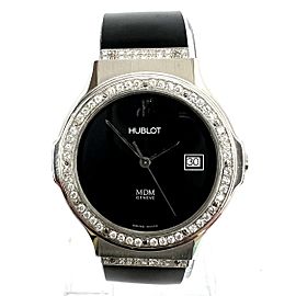 HUBLOT MDM 36mm Quartz Steel DIAMOND Watch