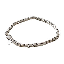 Tiffany & Co. 925 Sterling Silver Venetian Box Link Bracelet