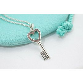 Tiffany & Co 925 Silver Pendant Necklace