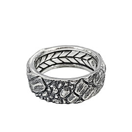 David Yurman Sterling Silver Naturals Gator Band Ring