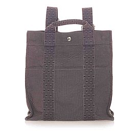 Hermes Herline Canvas Backpack