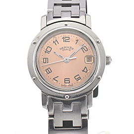 HERMES Clipper CL4.210 Stainless Steel Quartz Watch LXGJHW-476