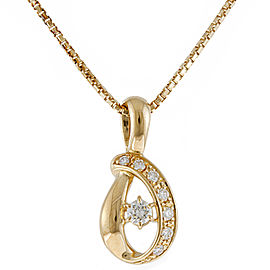 POLA 18K Yellow Gold Necklace LXKG-695