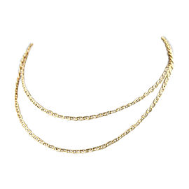 MCS 10K Yellow Gold Mariner Chain Link Necklace