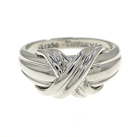 Tiffany & Co. Sterling Silver Signature Ring Size 5.25