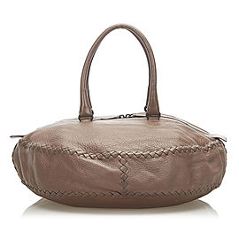 Intrecciato Leather Handbag