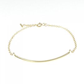 TIFFANY & Co T Smile 18k Yellow Gold Bracelet LXGKM-291