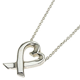 Tiffany & Co 925 Silver Loving heart Necklace QJLXG-1327