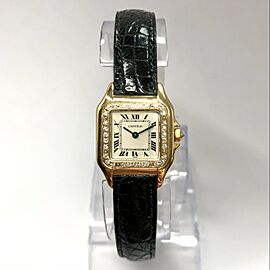 CARTIER PANTHERE 18K Yellow Gold 0.76TCW DIAMOND Watch