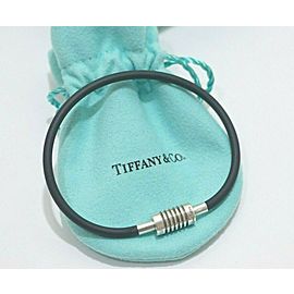 TIFFANY & Co Silver Rubber Bracelet LXGoods-249