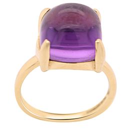 Tiffany & Co. 18k Gold and Amethyst Sugar Stack Ring