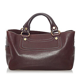 Celine Boogie Leather Handbag