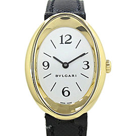 Bulgari Oval Yellow Gold Quartz 32mm Womens Watch