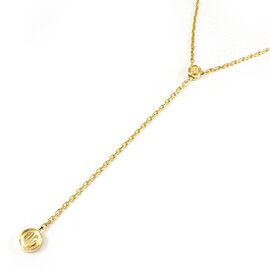 Cartier 18K Yellow Gold Love Pastilles Y Shape Swing Drop Screw Necklace