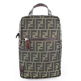 Fendi Brown Monogram FF Zucca Mini Backpack 265ff512