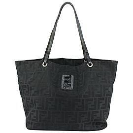 Fendi Black Monogram FF Zucca Tote Bag 115f8