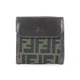 Fendi Monogram FF Zucca Compact Wallet 442ff61