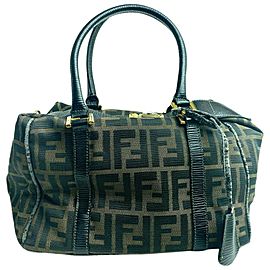 Fendi Gg Monogram Zucca Buckle 15ffa63 Brown Canvas Satchel