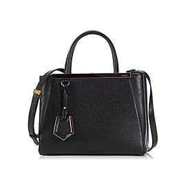 Fendi Black Petite 2Jours 2way Tote 857621