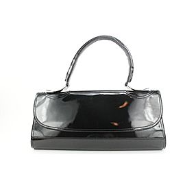 Fendi Black Patent East West Top Handle Bag 41ff115