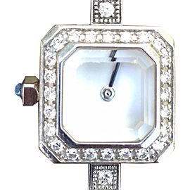 Corum Stainless Steel & Diamonds Bezel White Dial Womens Watch