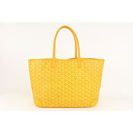 Goyard Yellow Chevron St Louis PM Tote Bag 1013gy28