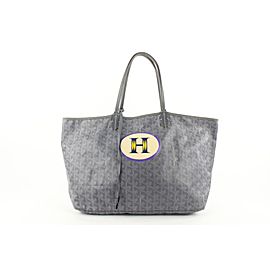 Goyard Ultra Rare Grey Chevron St Louis Tote Bag 54gy423