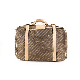 Gucci Monogram GG Stripe Luggage Suitcase 260ggs216