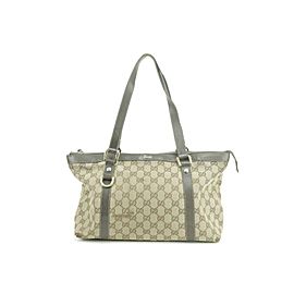 Gucci Abbey Monogram Tote 12gk0103 Brown Gg Canvas Shoulder Bag