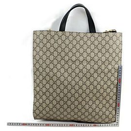 Gucci Animalier Blind Love Shopper 2way with Strap 872974 Brown Gg Supreme Canvas Tote