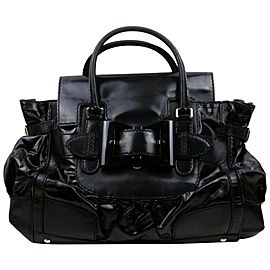 Gucci Black Patent Large Dialux Queen Tote Bag 862710