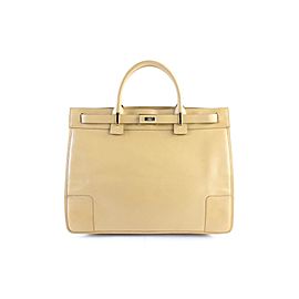 Gucci Birkin 224465 Beige Leather Satchel